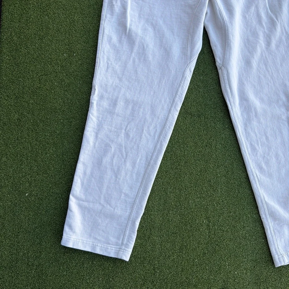 Buck Mason Sweatpants Mens XL Cream Tapered Joggers Casual Cotton Minimalist
